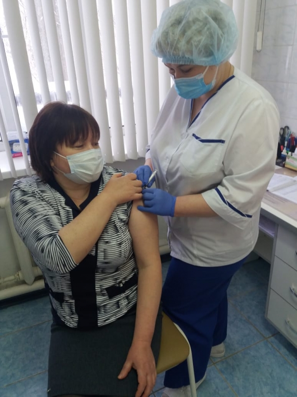 В поликлинике Молодёжного работает пункт вакцинации от COVID-19