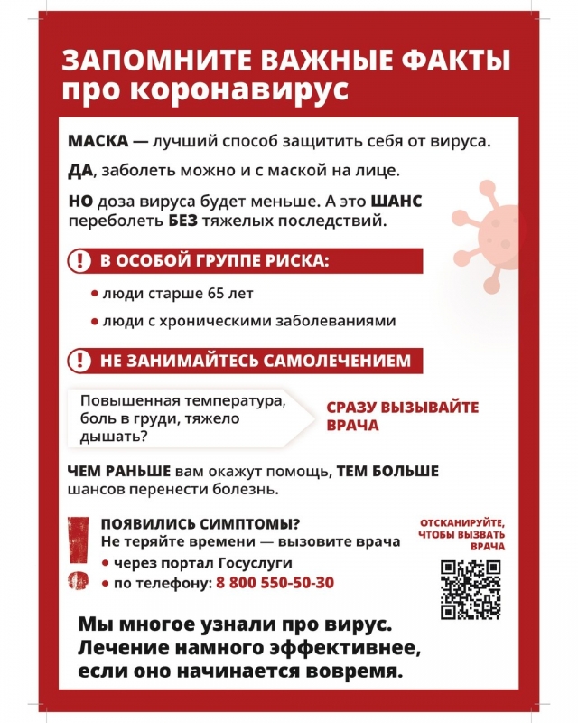 Запомните важные факты про коронавирус