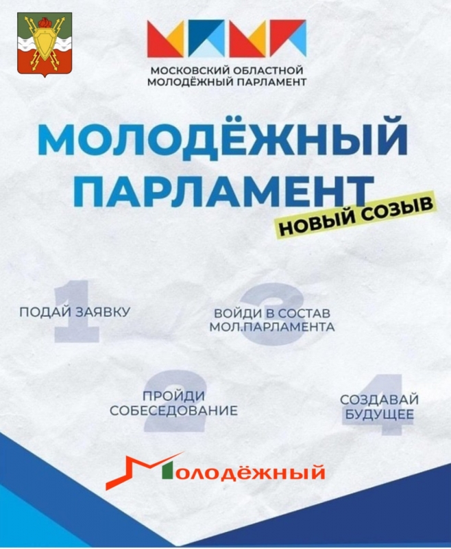Открыт набор в Молодёжный парламент при Совете депутатов ЗАТО городской округ Молодёжный!