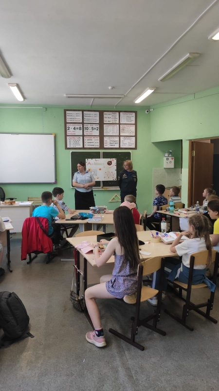В школьном лагере «Солнышко» проведена беседа о соблюдении мер личной безопасности на проезжей части дороги, соблюдение ПДД