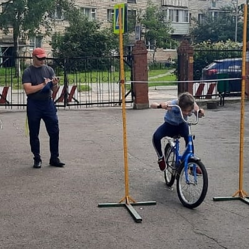 Соревнования по велотриару провели в Молодёжном