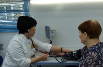 Выездной прием провела врач-гастроэнтеролог НРБ №1 Ирина Пак
