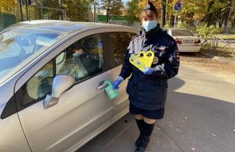 Сотрудники Госавтоинспекции провели акцию «Дорхенгер»