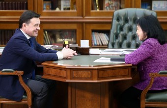 Губернатор провел рабочую встречу с Мариной Юденич