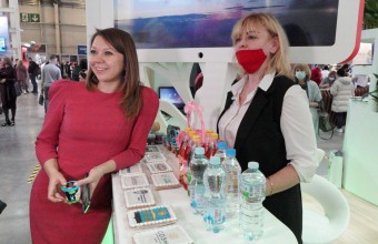 Наталья Виртуозова представила стенд Подмосковья на Международной туристической выставке MITT