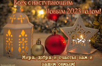 С наступающим Новым 2023 годом!