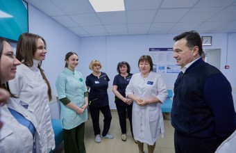 Новая поликлиника в Молодежном: комфорт и современность для всех жителей Андрей Воробьев проверил после ремонта поликлинику в п. Молодежный