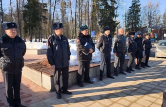 Во Власихе прошел совместный инструктаж наружных нарядов полиции, заступающих на службу по охране общественного порядка  