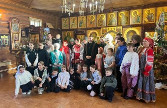 7 января состоялся праздничный Рождественский концерт учащихся фольклорного отделения школы искусств 