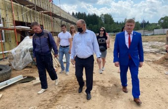 Строительные работы на ФОКе в Молодёжном выполнены на 70 %