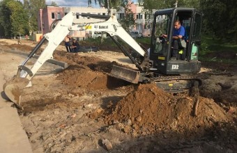 Устройство кабельной канализации в Молодёжном проинспектировали члены Общественной палаты